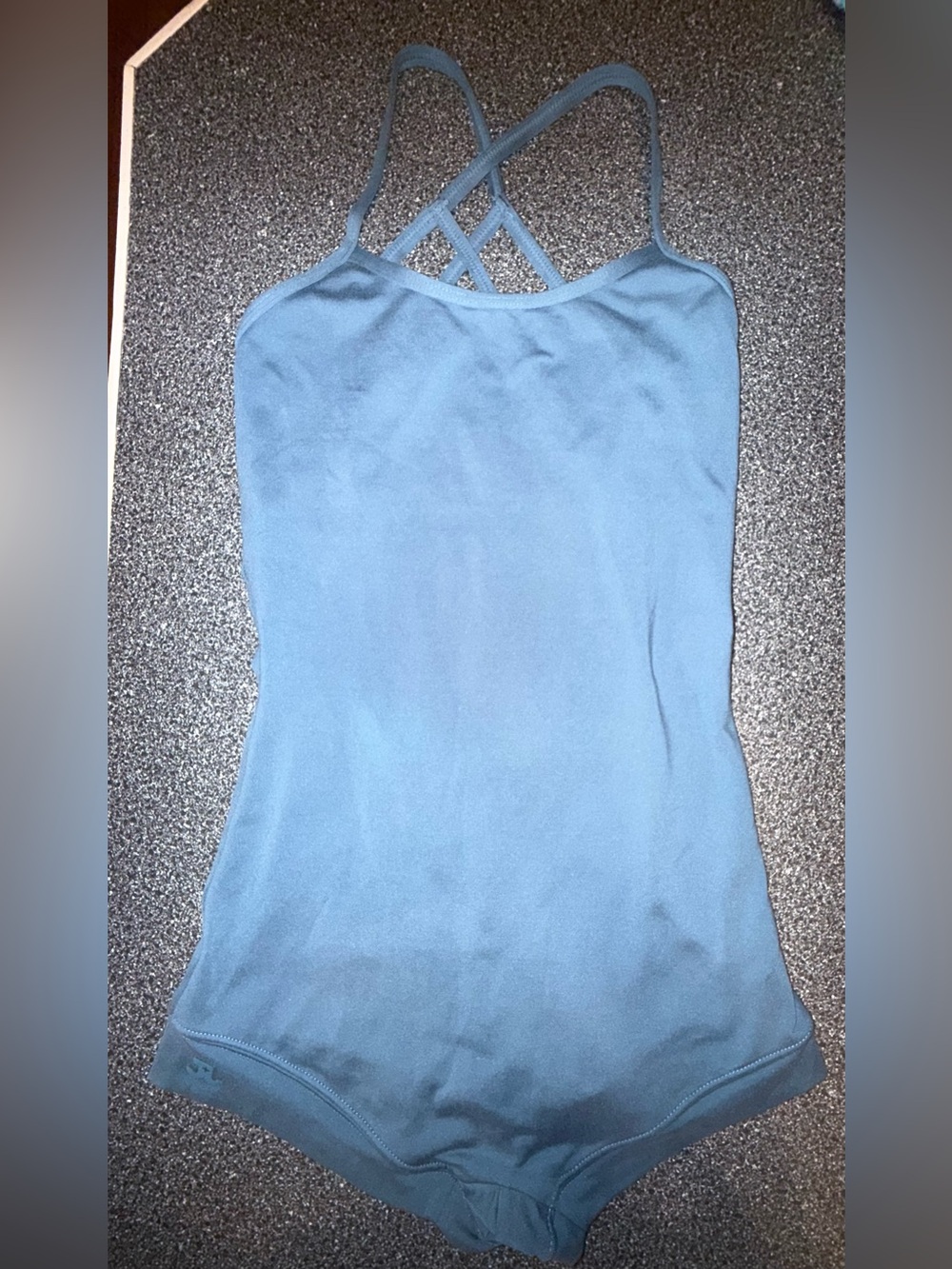 Jo & Jax Dance Blue Biketard/Unitard Size Adult X-Small